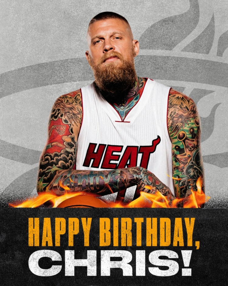 🎂真挚的祝福！热火官方祝鸟人安德森47岁生日快乐🎂